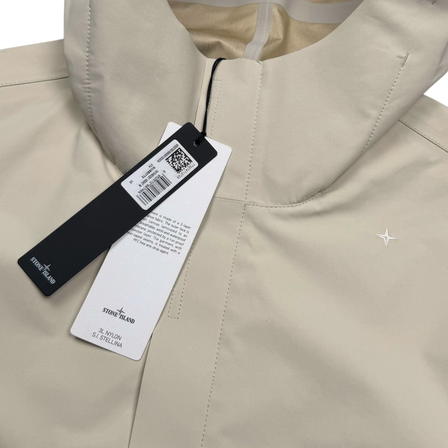 A/W 23 Stone Island Stellina 3L Nylon Waterproof Jacket