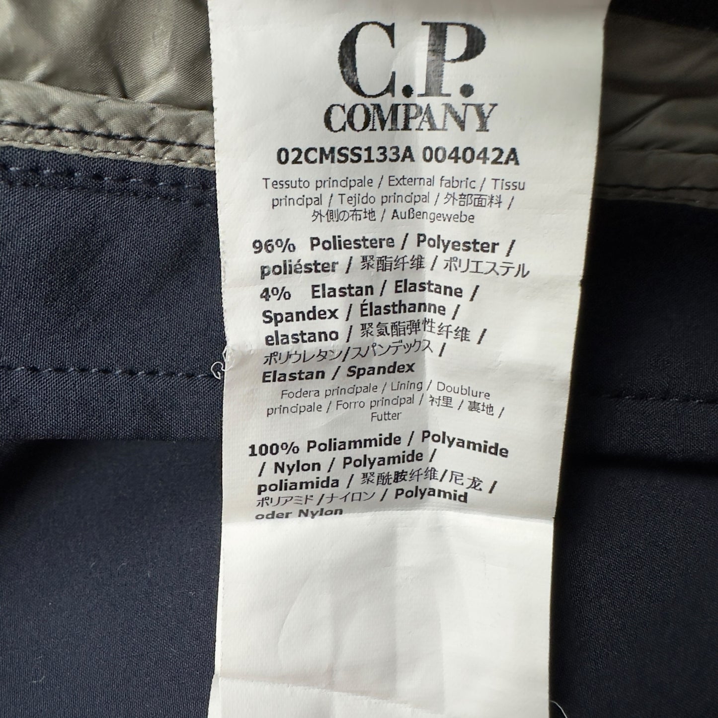 C.P. Company Soft Shell Goggle Jacket - Navy