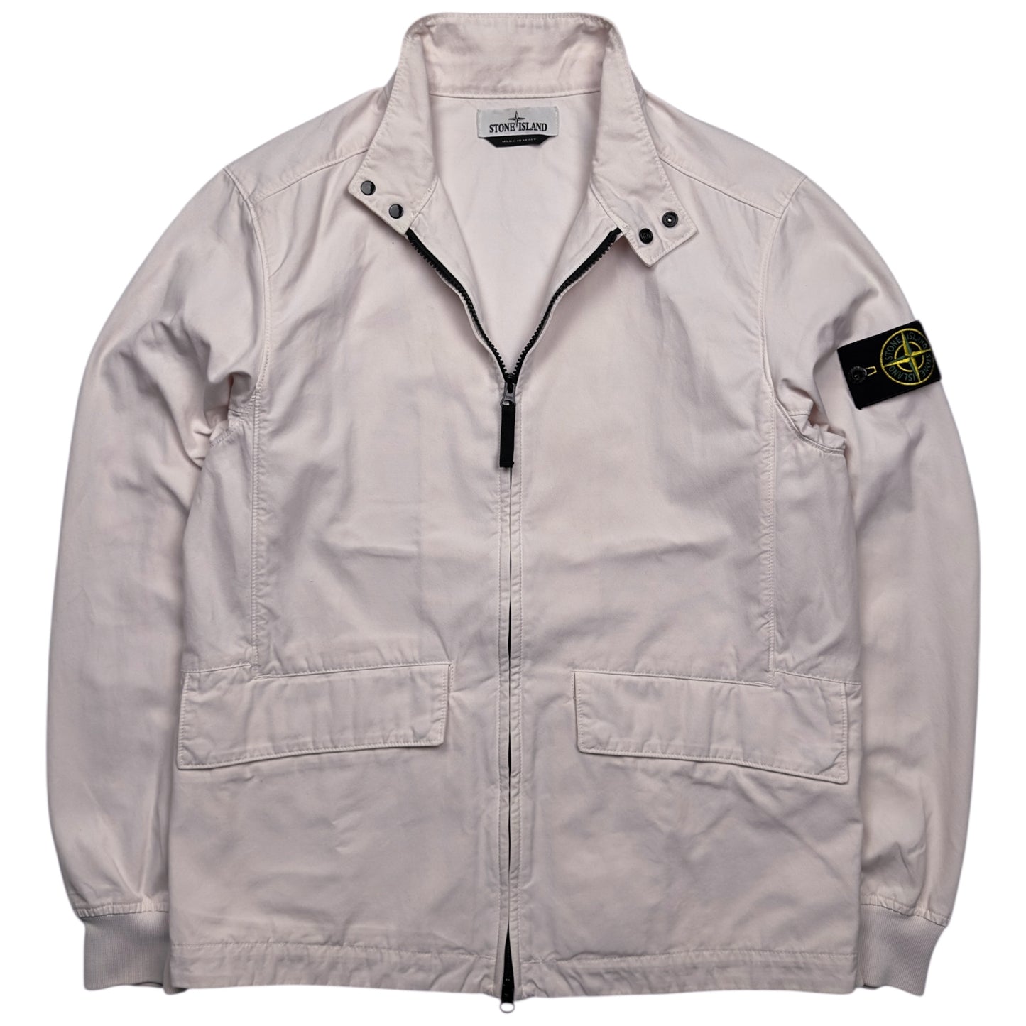 S/S 22 Stone Island Nylon Cotton Batavia 2/2 TC Jacket - Light Pink