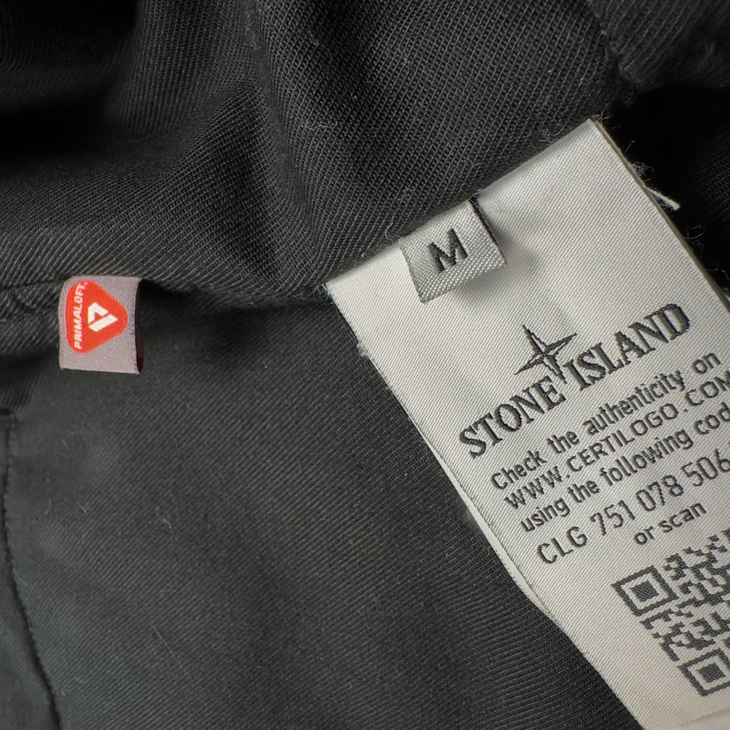 A/W 16 Stone Island Micro Reps with Primaloft Trench Coat - Black