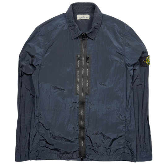 S/S 17 Stone Island Nylon Metal Overshirt - Navy