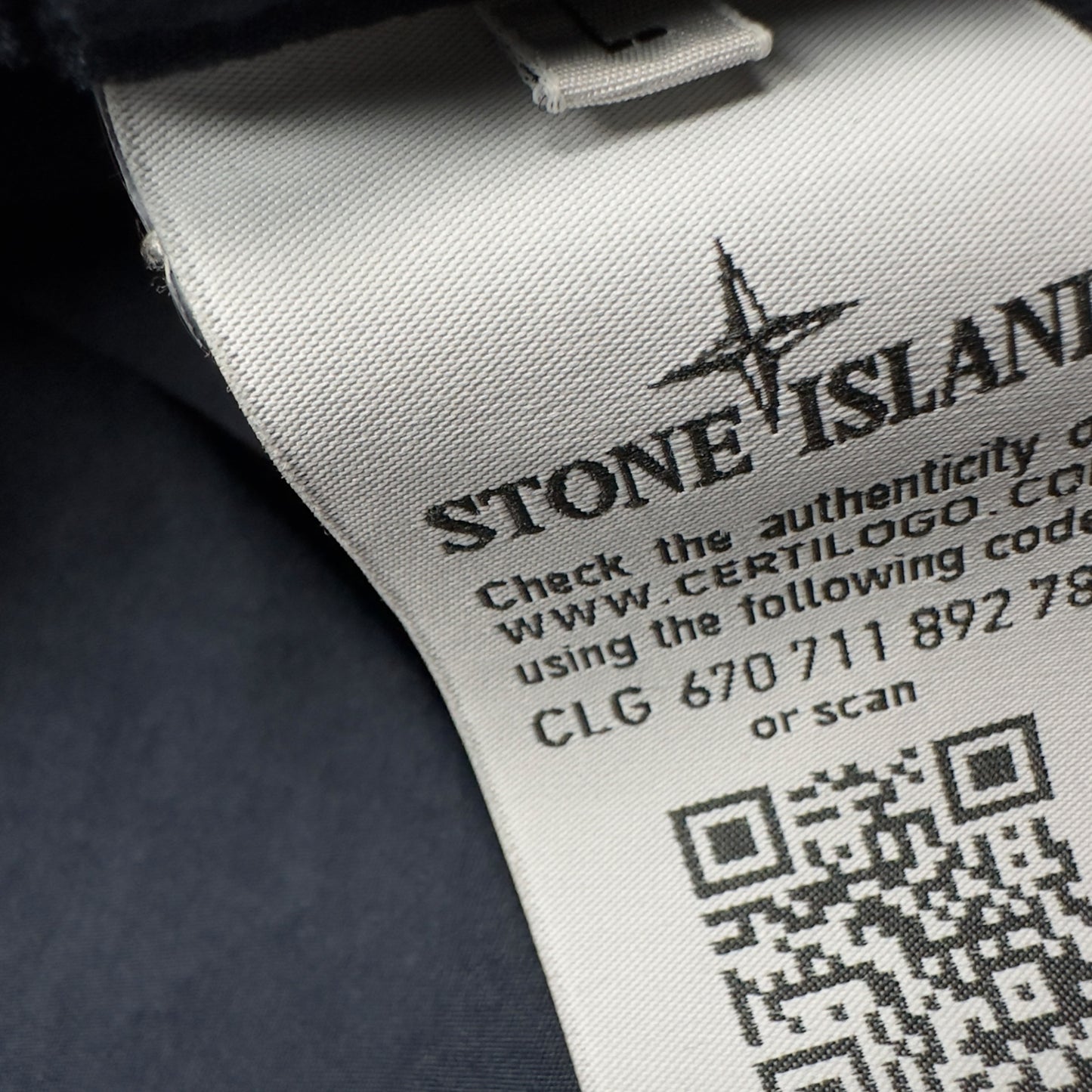 S/S 19 Stone Island Ghost Resin Cotton Sweater - Navy