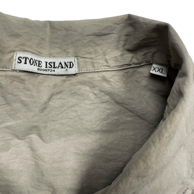 A/W 08 Stone Island Cotton Nylon Blend Overshirt - Grey