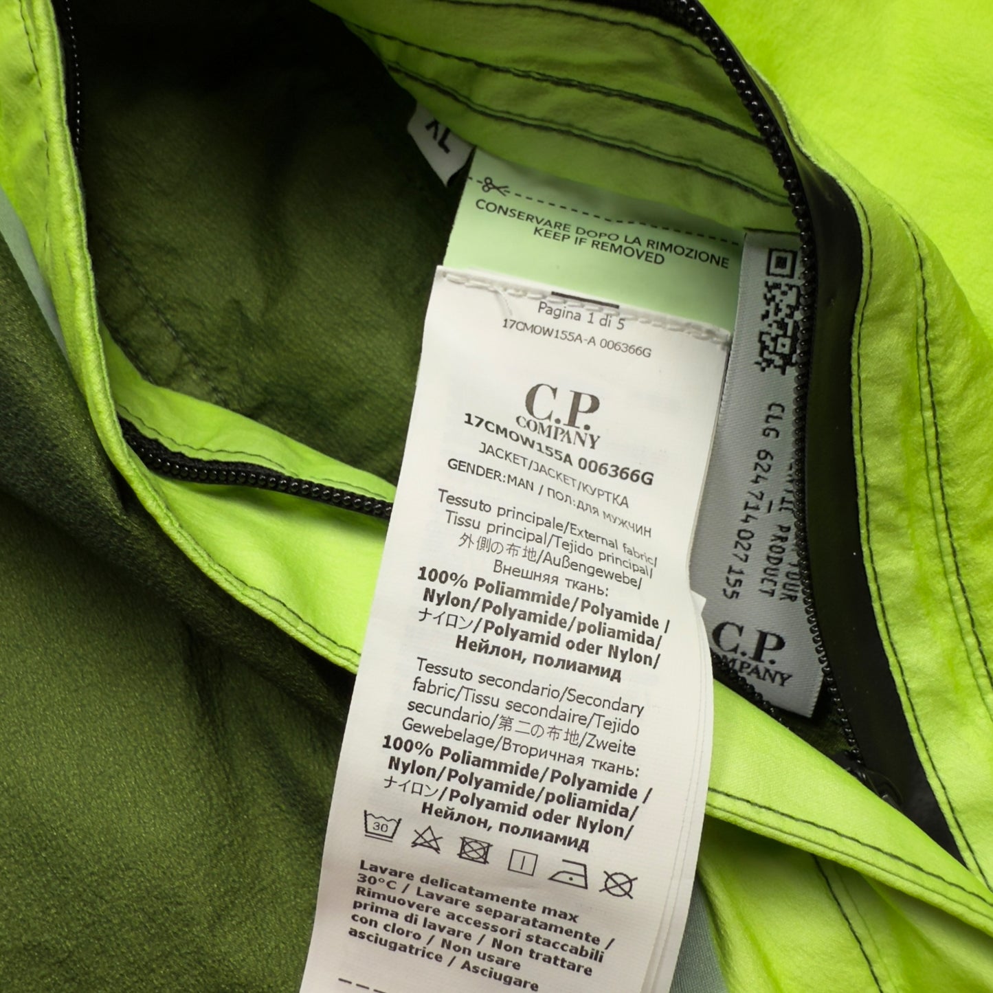 C.P. Company Gore-Tex Infinium G-Type 4 in 1 Waterproof Down Jacket