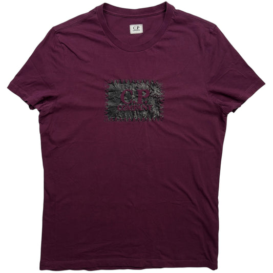 C.P. Company Big Stitch Logo T-Shirt - Purple