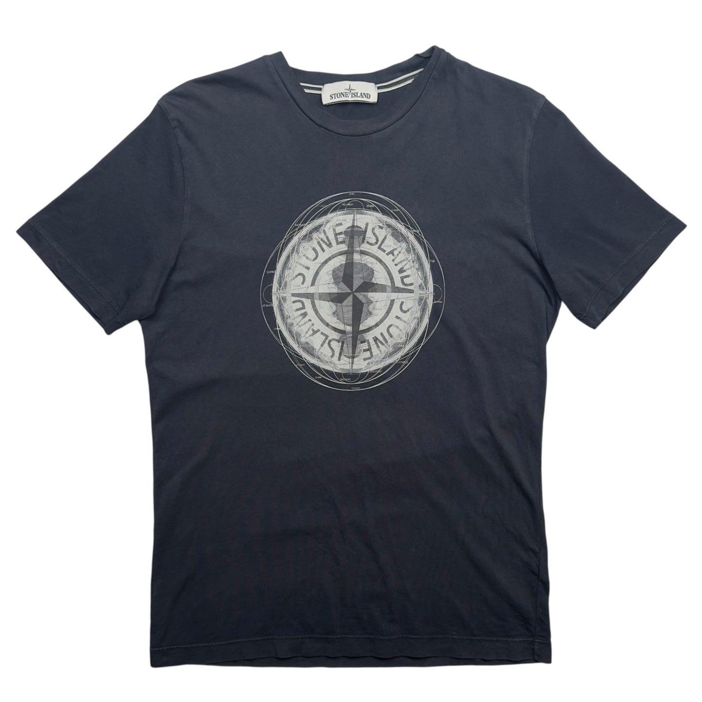S/S 15 Stone Island Compass Logo T-Shirt - Navy