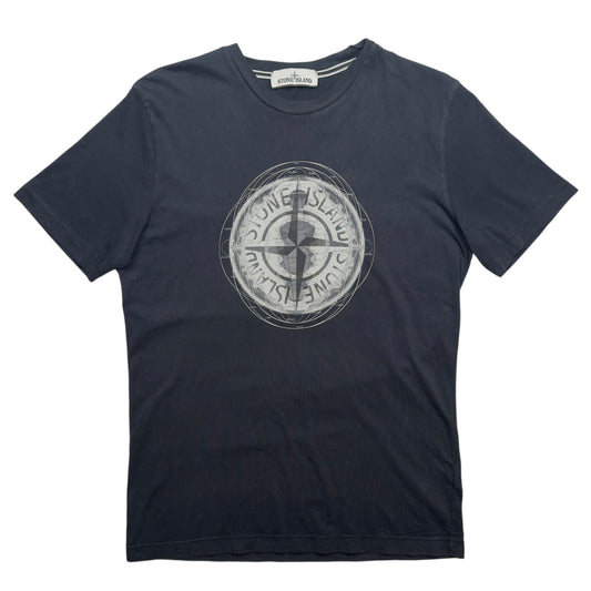 S/S 15 Stone Island Compass Logo T-Shirt - Navy