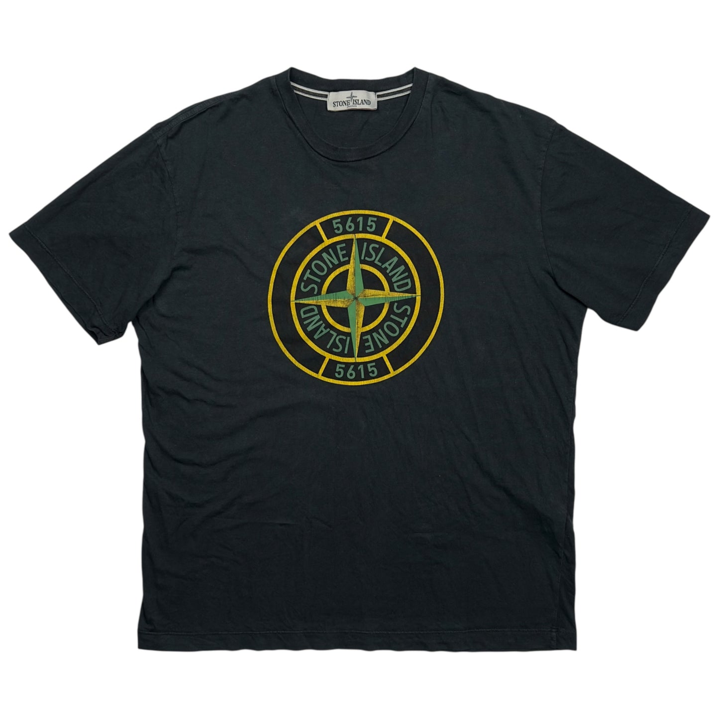 S/S 12 Stone Island Compass Logo T-Shirt - Black