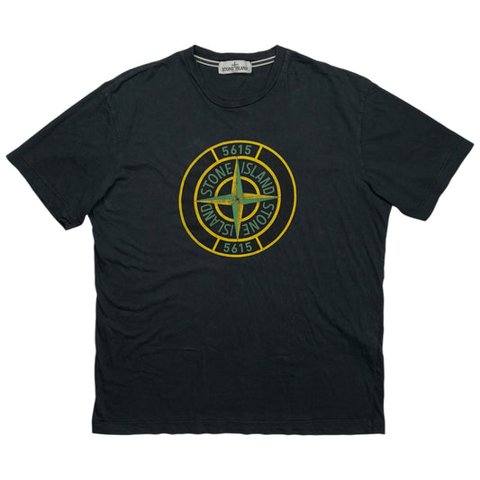S/S 12 Stone Island Compass Logo T-Shirt - Black