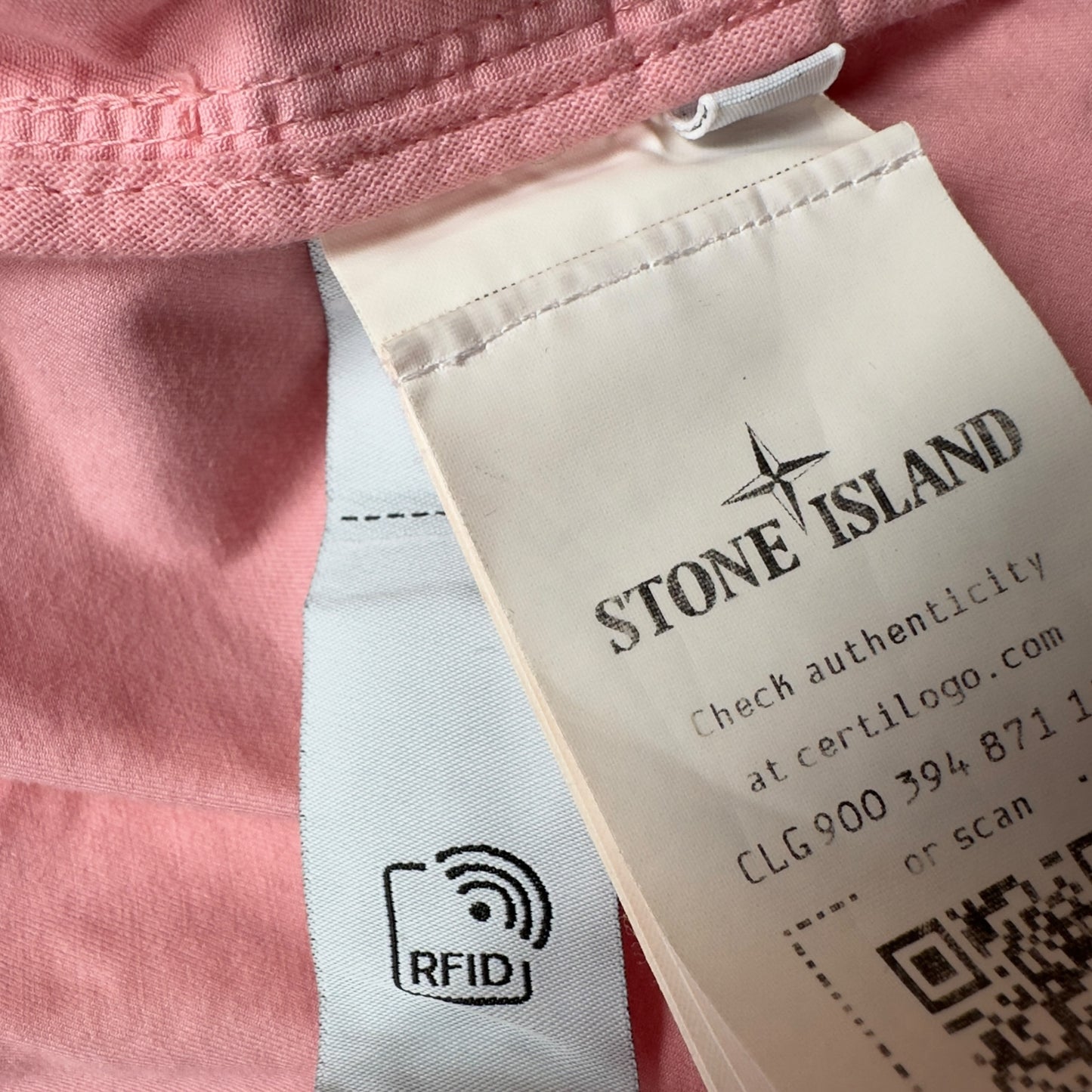 S/S 23 Stone Island Supima Cotton Twill Stretch-TC - Pink