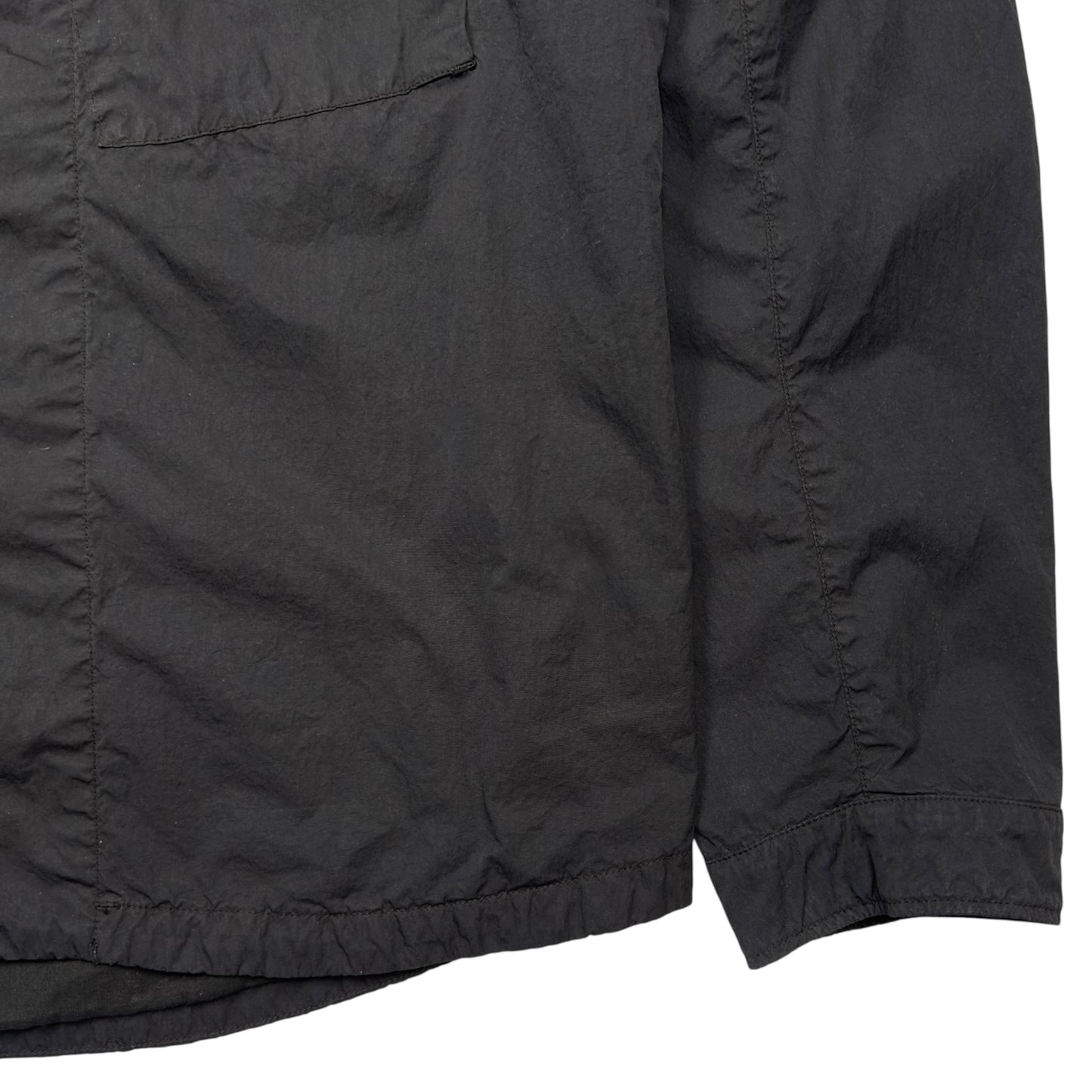 C.P. Company Microreps Nylon Overshirt – Black