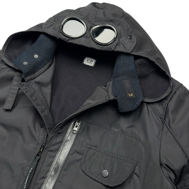 C.P. Company Leinster 200 Dynafil Goggle Jacket - Black