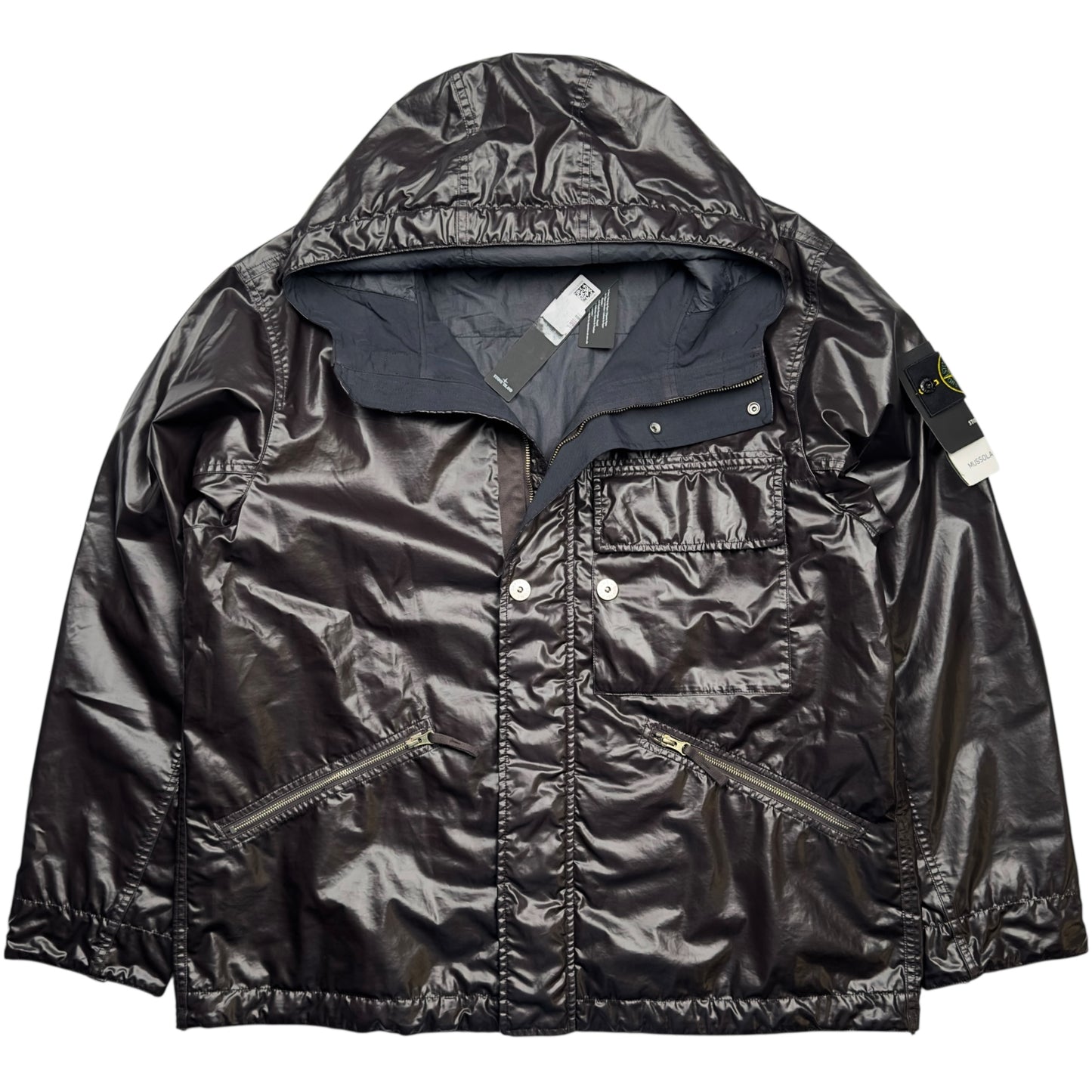 S/S 25 Stone Island Mussola Gommata TC Jacket