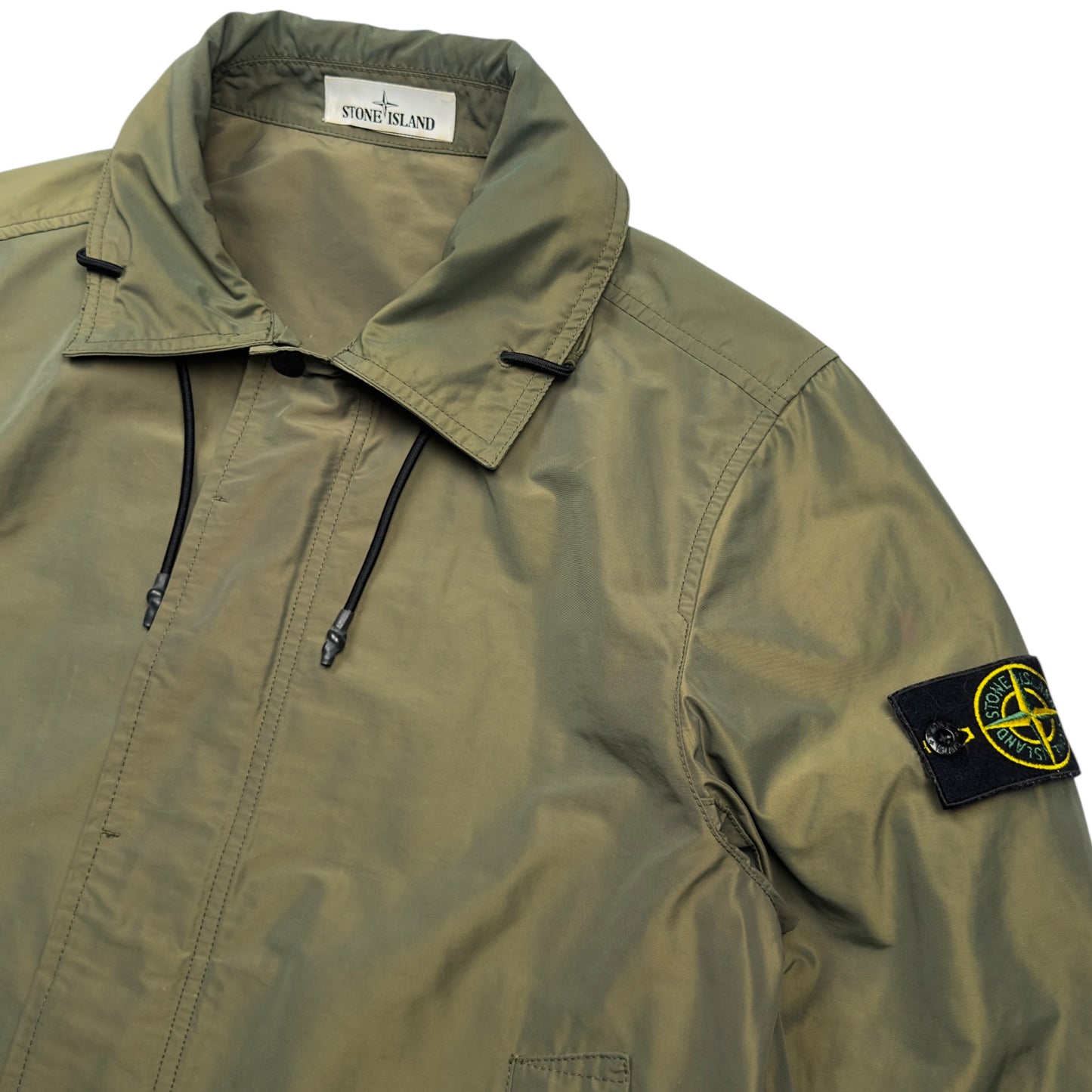 S/S 21 Stone Island Micro Reps Jacket - Khaki