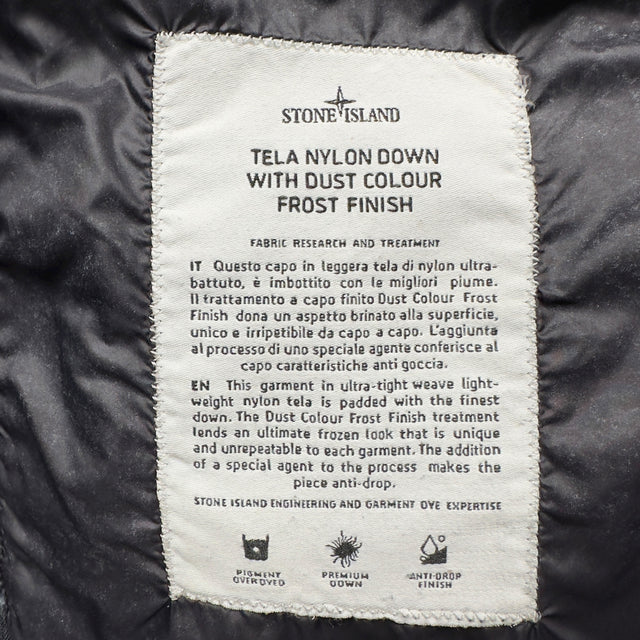 A/W 17 Stone Island Tela Nylon Down With Frost Finish Puffer Jacket
