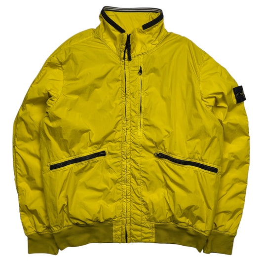 S/S 19 Stone Island Crinkle Reps NY Jacket - Yellow