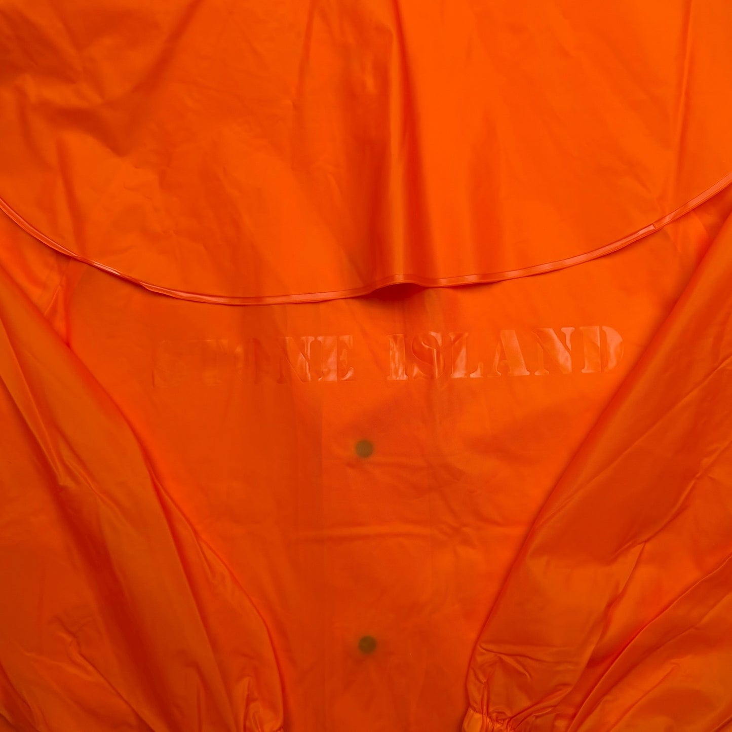 S/S 88 Stone Island PVC Rain Jacket - Orange