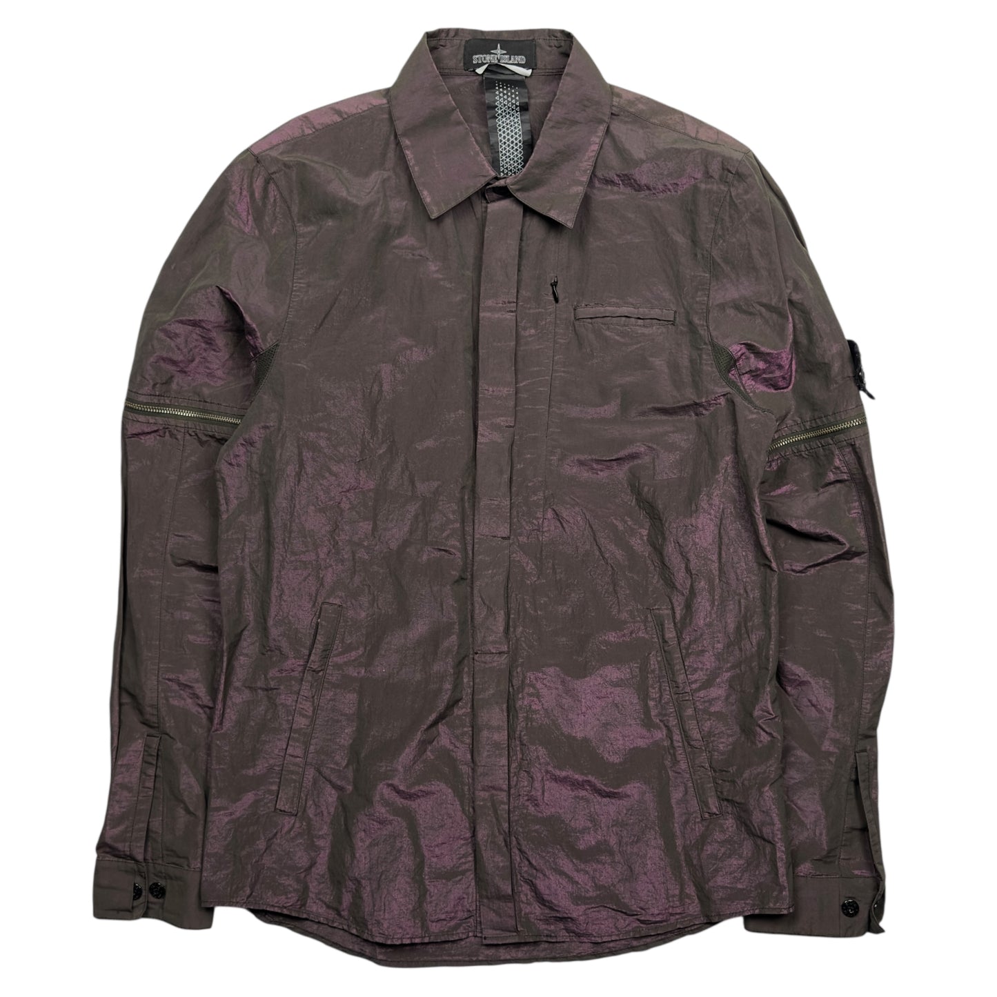 S/S 17 Stone Island Shadow Project Cotton Metal Weft Overshirt