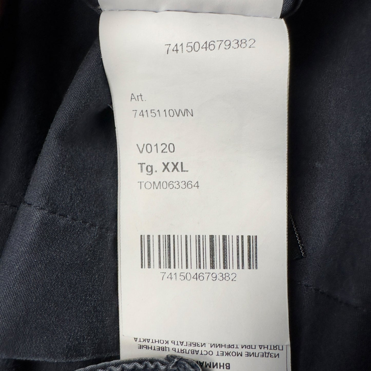 S/S 21 Stone Island Cotton Pocket Overshirt Jacket - Navy