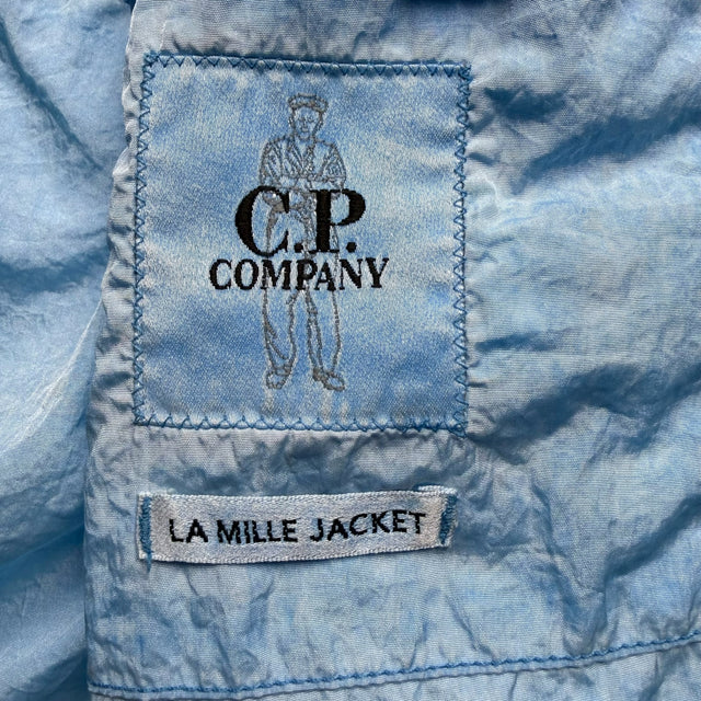 C.P. Company M.T.t.N. Internally Coloured Envelope La Mille Goggle Jacket - Blue