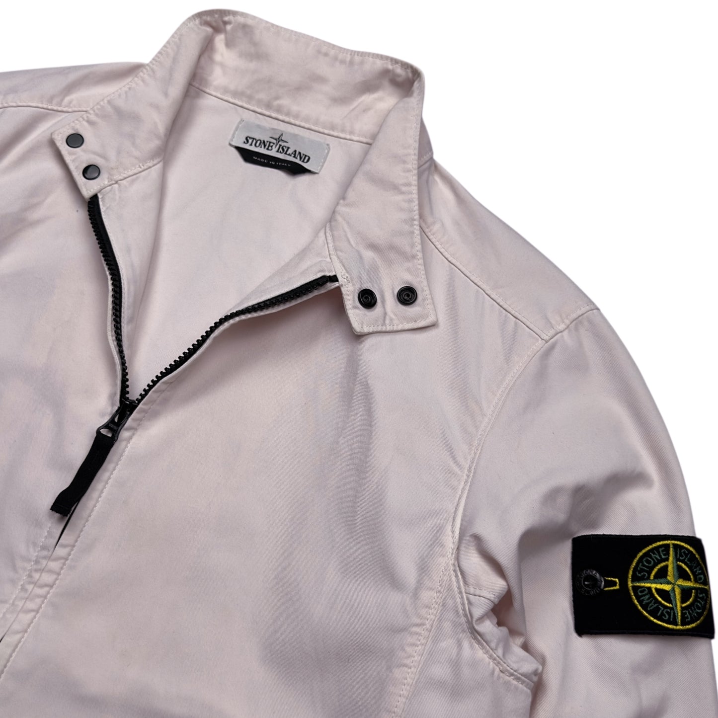S/S 22 Stone Island Nylon Cotton Batavia 2/2 TC Jacket - Light Pink