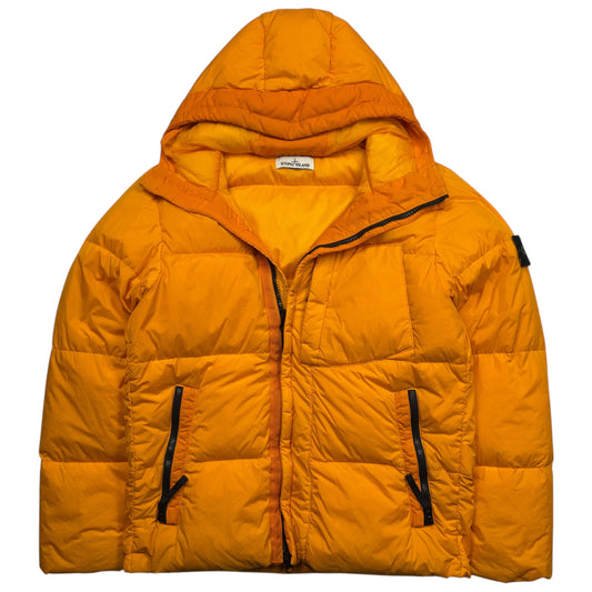 A/W 17 Stone Island Crinkle Reps NY Down Puffer Jacket - Orange