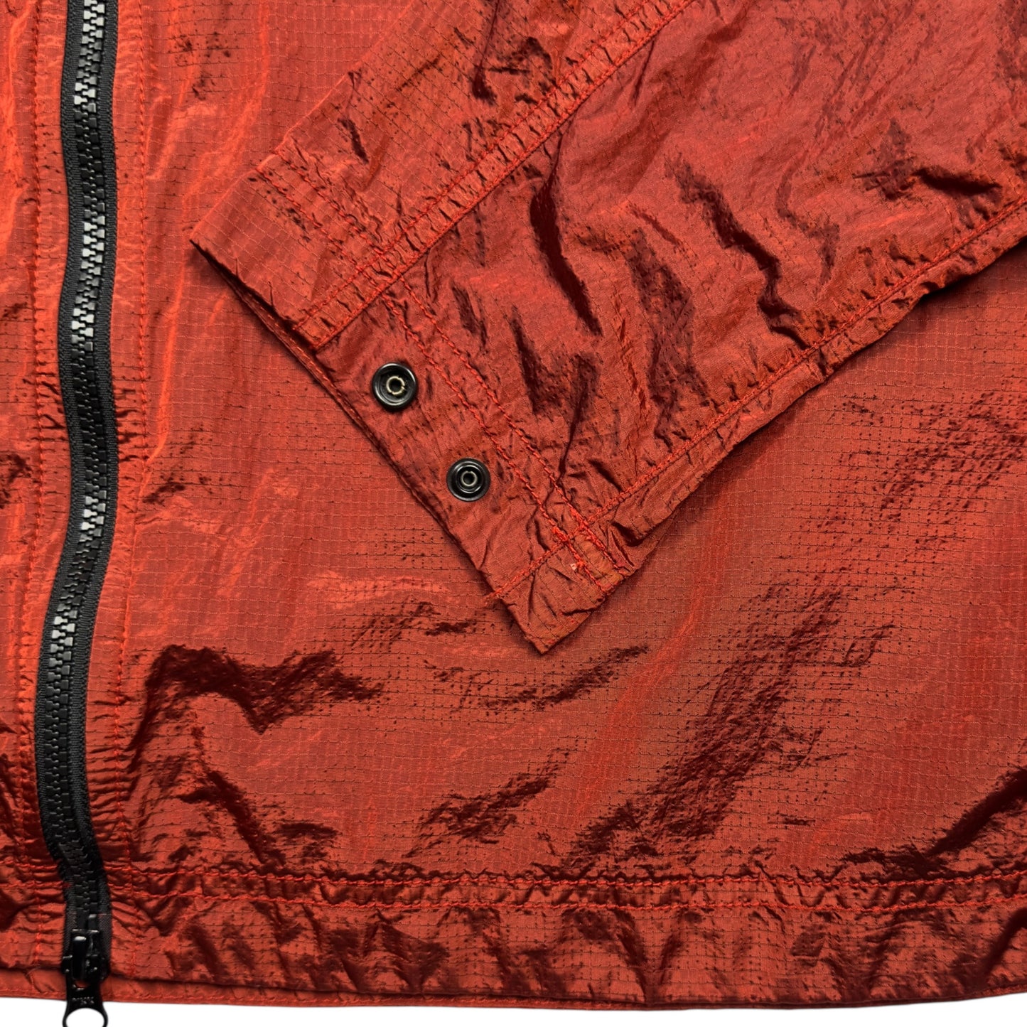 S/S 19 Stone Island Nylon Metal Ripstop Overshirt - Red