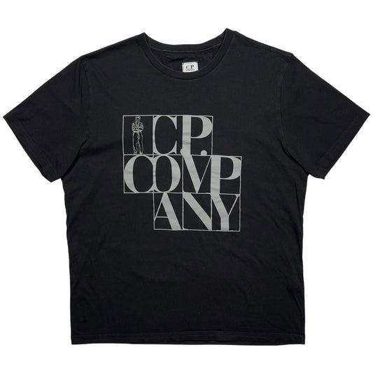 C.P. Company Large Spell Out T-Shirt  - Black