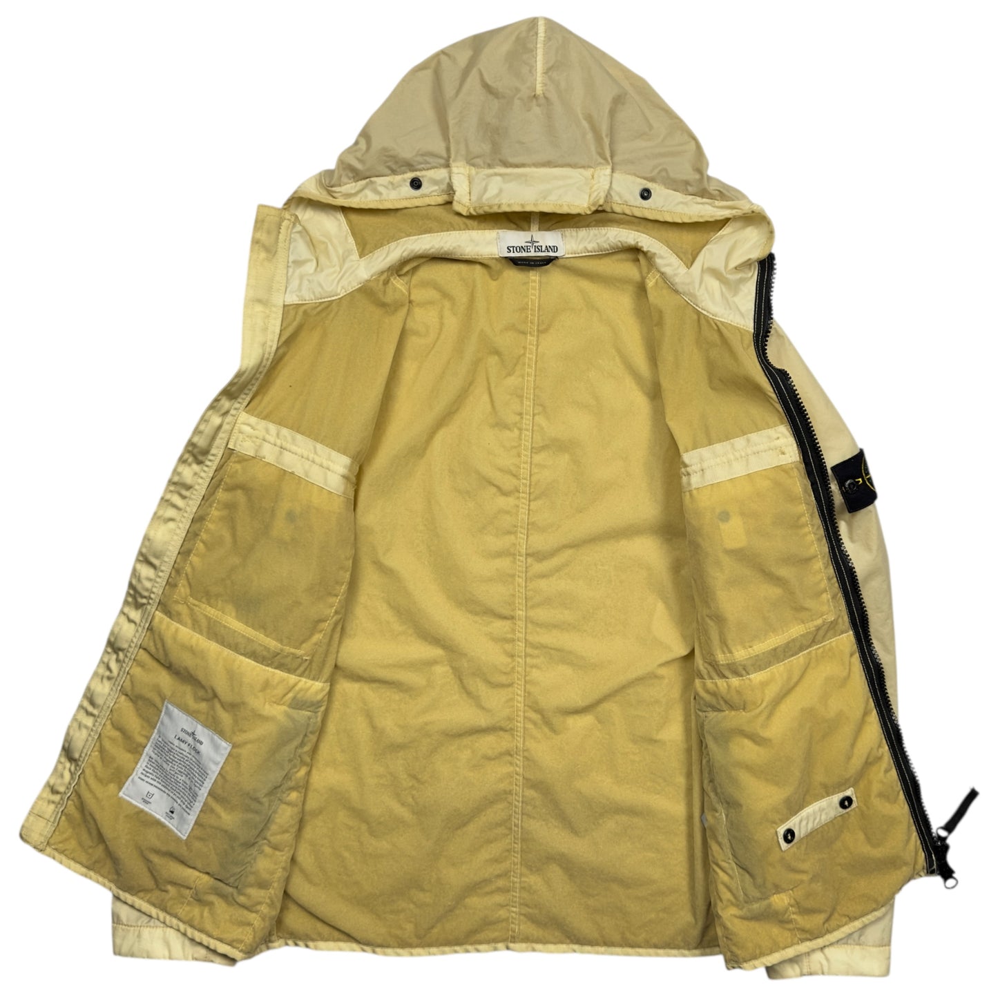 A/W 19 Stone Island Lamy Flock Jacket - Yellow