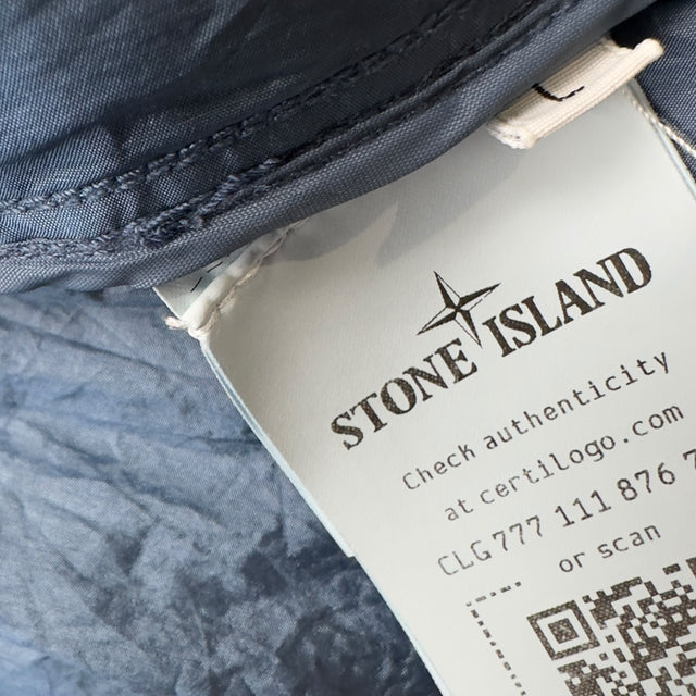 S/S 23 Stone Island Nylon Metal Watro ECONYL Jacket - Blue