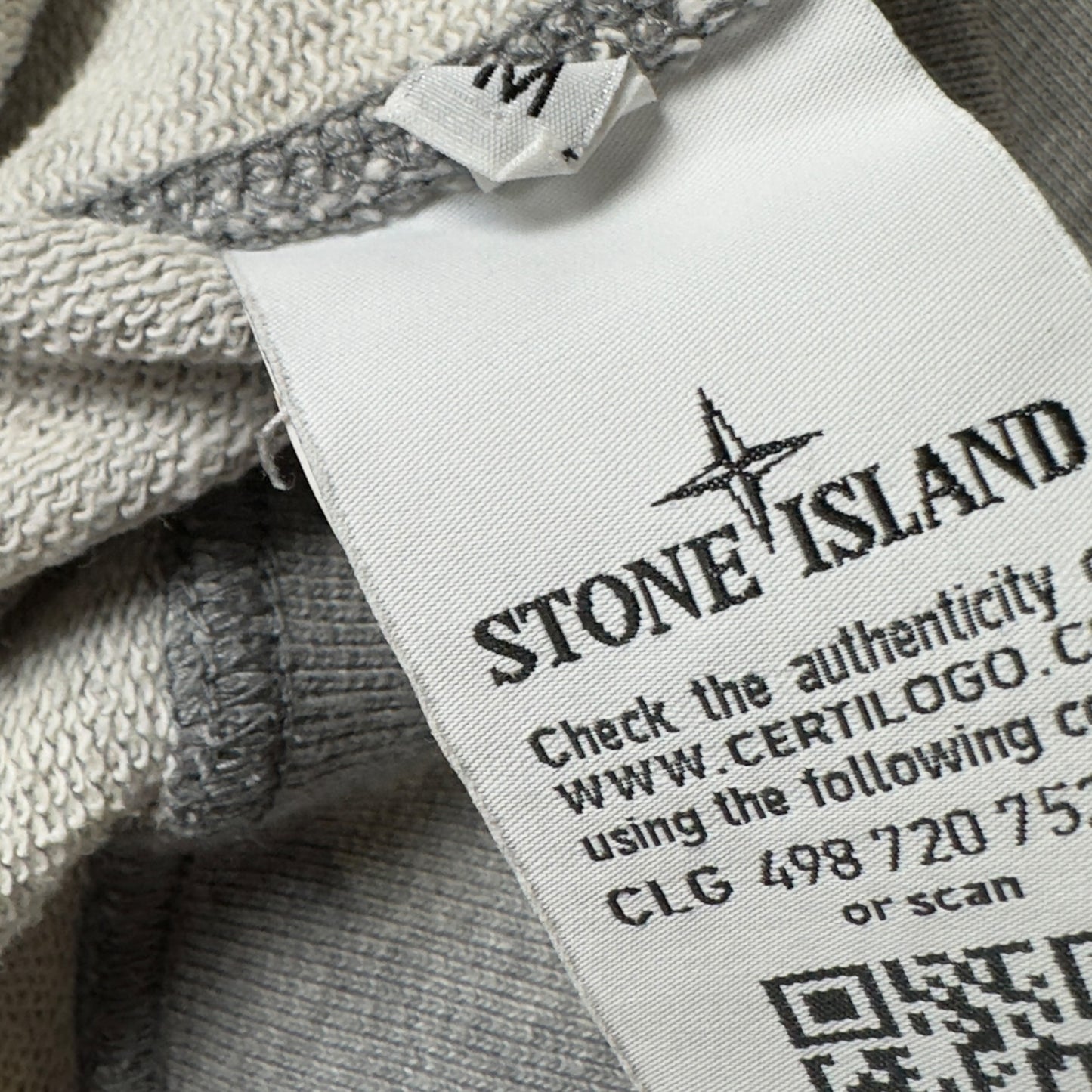 S/S 18 Stone Island Full Zip Hoodie - Grey
