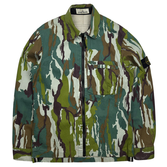 S/S 15 Stone Island Flowing Camo Overshirt Jacket
