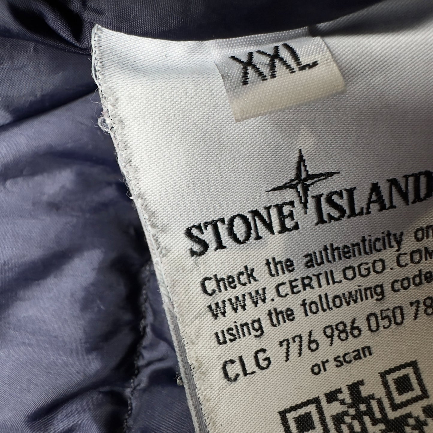 A/W 15 Stone Island Down_26 GR X SQM_N Down Puffer Jacket - Navy