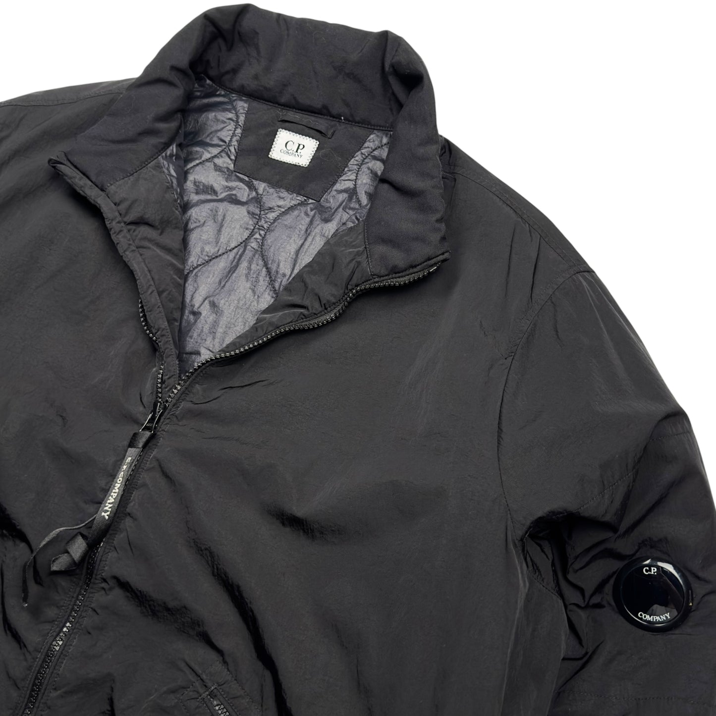 C.P. Company Chrome R Bomber Jacket - Black