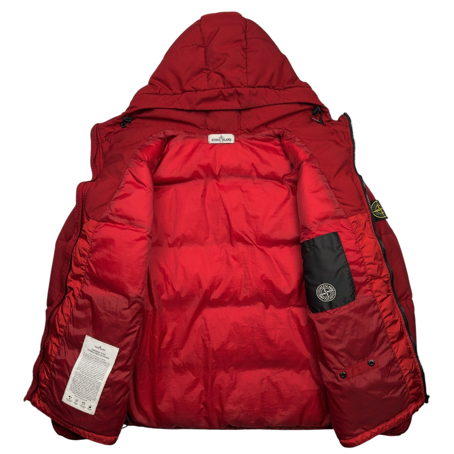A/W 13 Stone Island Crinkle Reps NY Down Puffer Jacket - Red