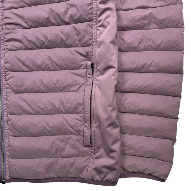 A/W 20 Stone Island Loom Woven Down Chambers Stretch Nylon Down TC Puffer Jacket - Purple