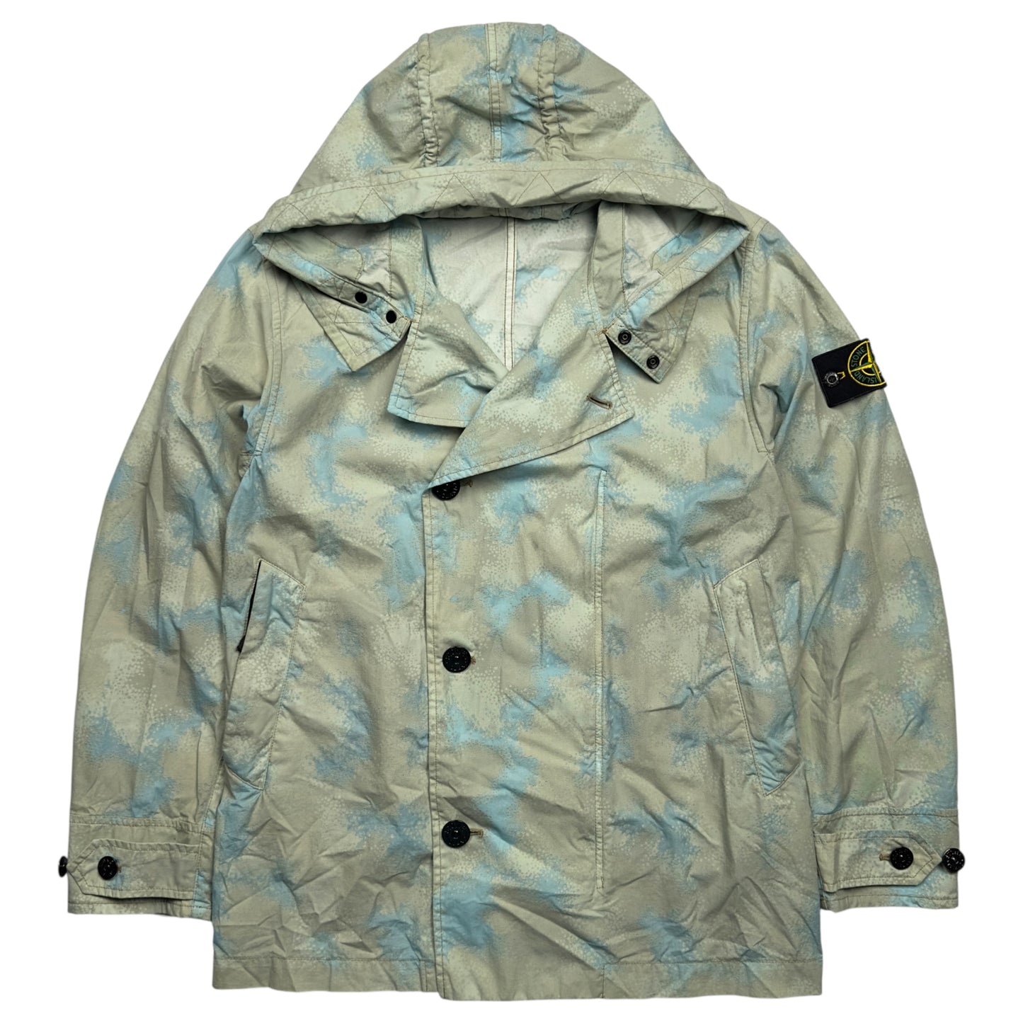 S/S 20 Stone Island Camo Devore Watro TC Jacket