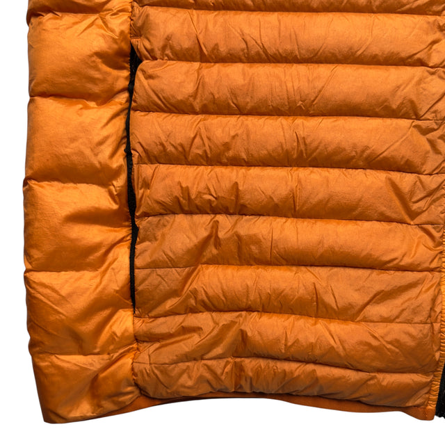 S/S 23 Stone Island Loom Woven Chambers R-Nylon Down TC Puffer Gilet - Orange
