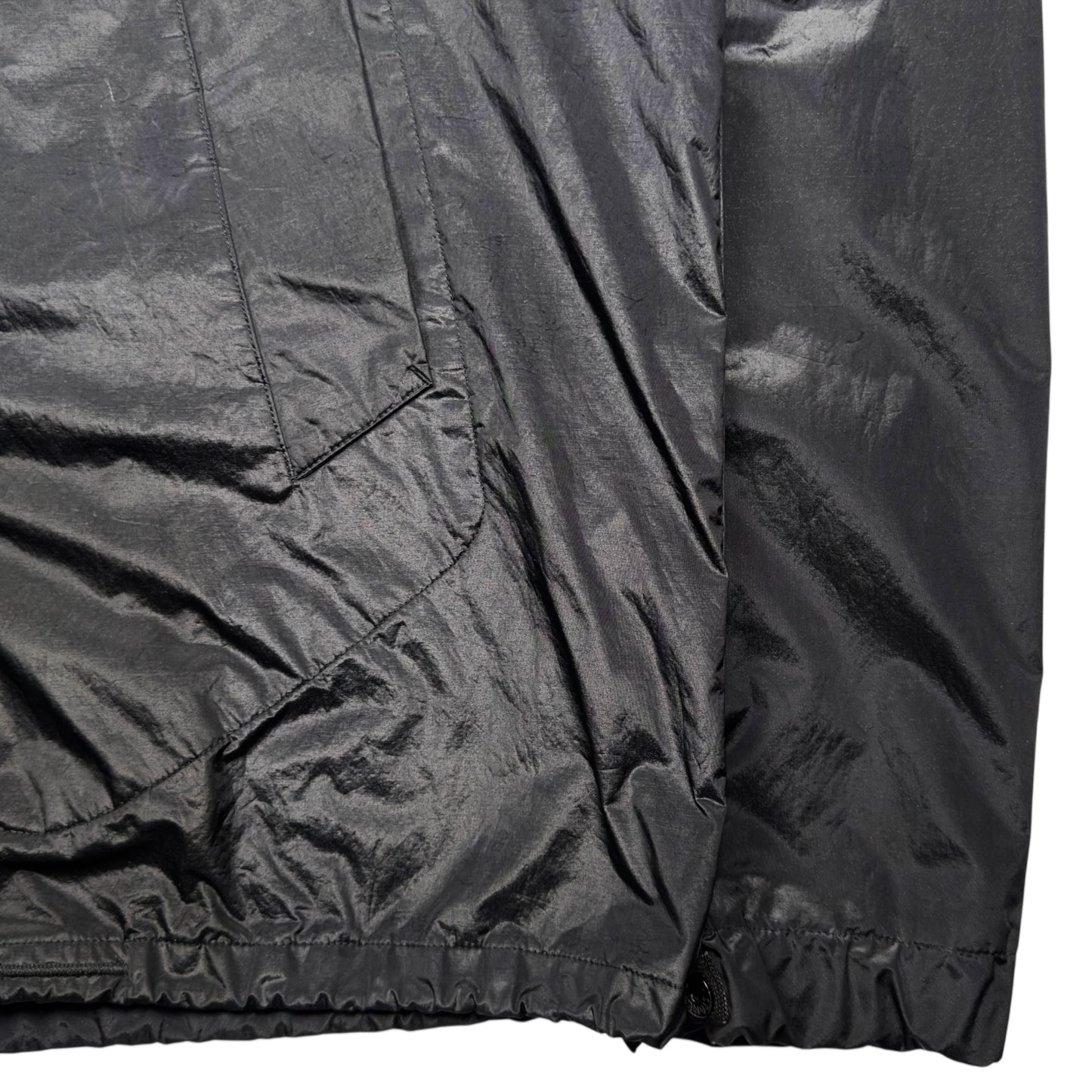 A/W 08 Stone Island Nylon Metal Flock Jacket - Black