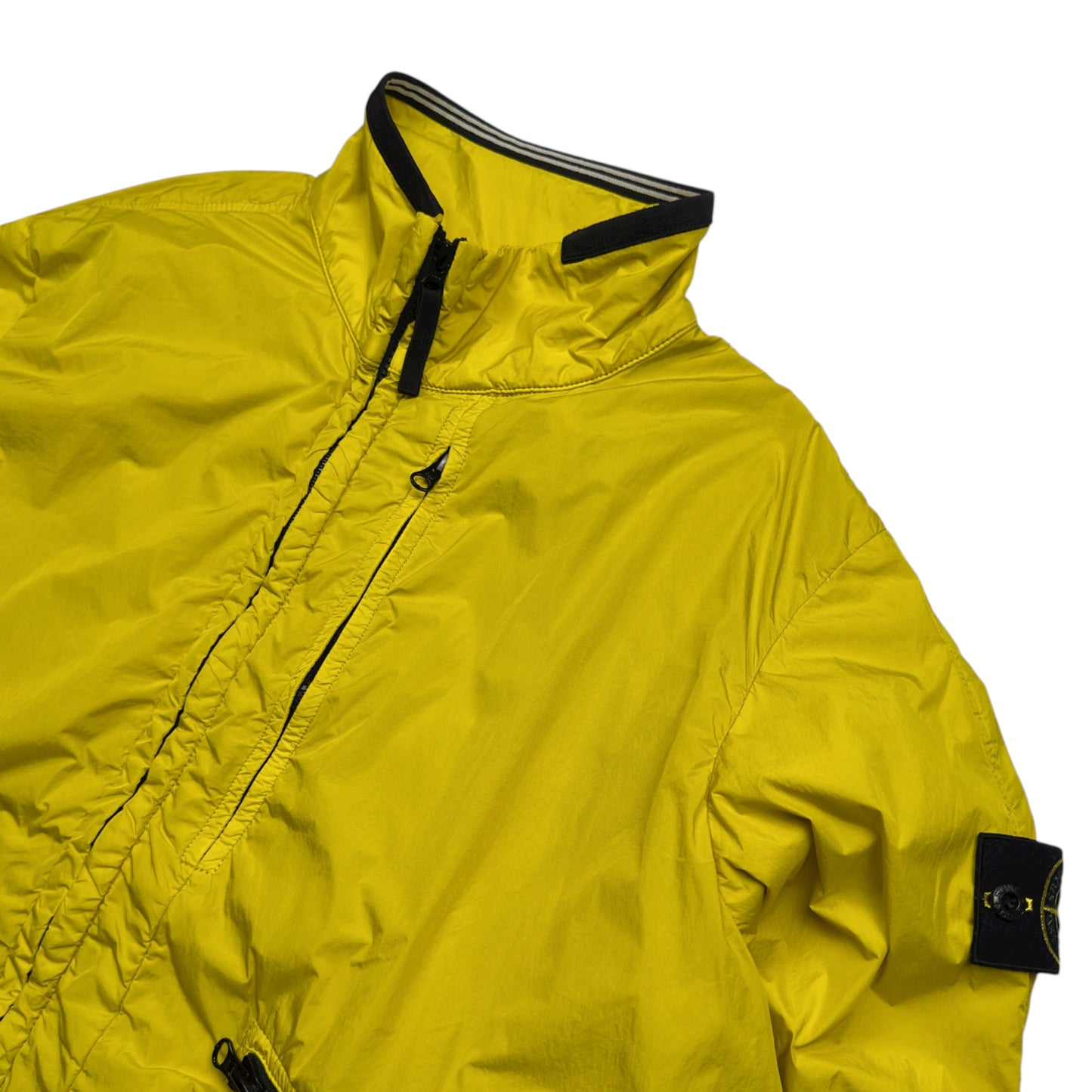 S/S 19 Stone Island Crinkle Reps NY Jacket - Yellow