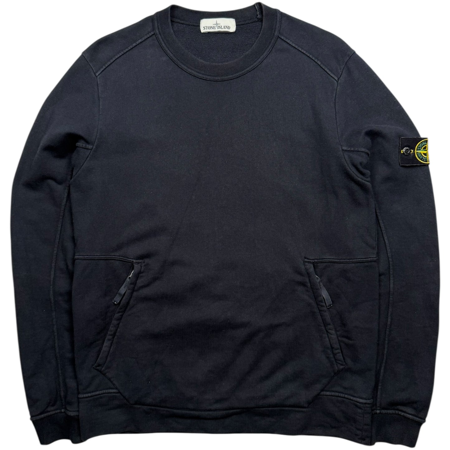 S/S 16 Stone Island Spellout Print Crewneck Sweater