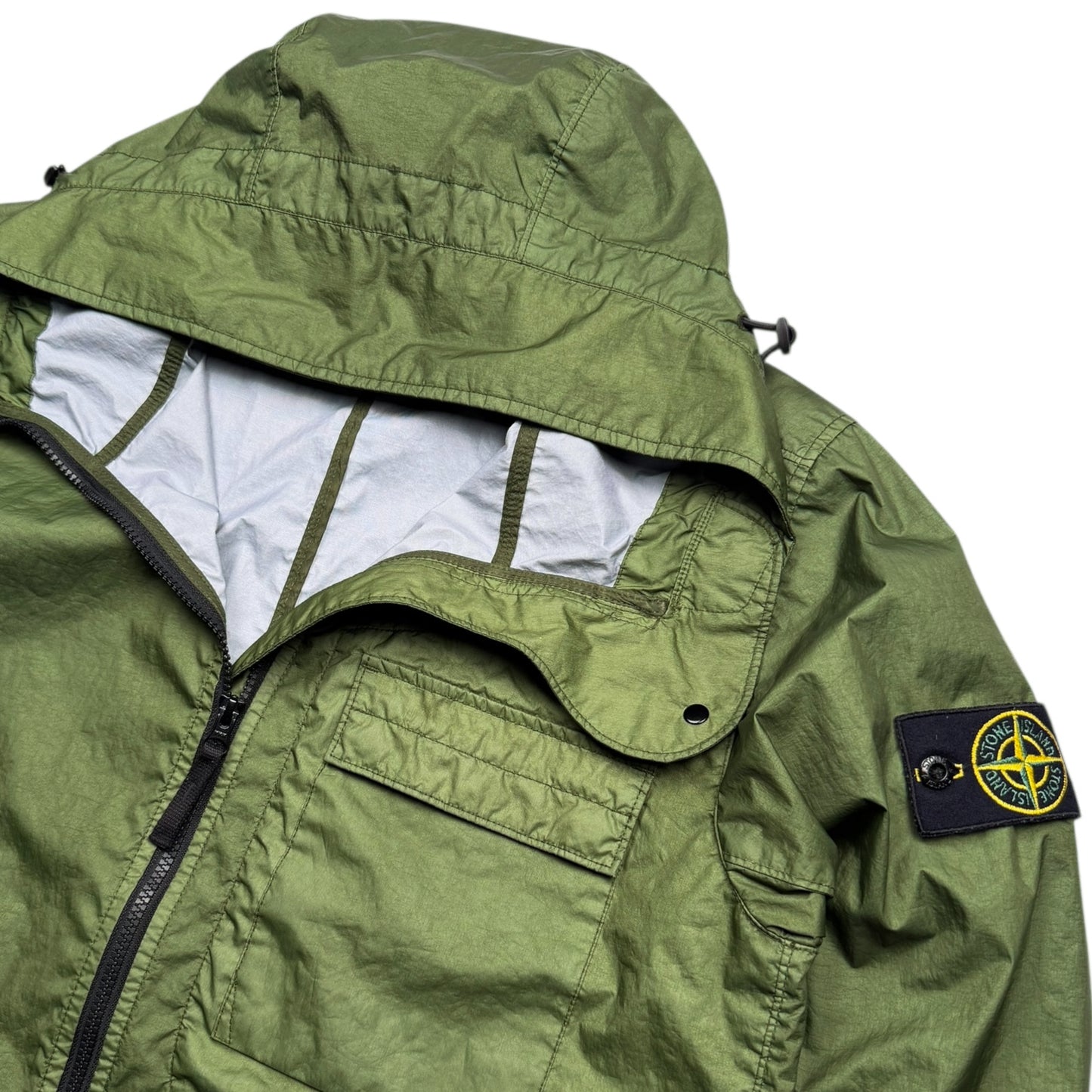 S/S 22 Stone Island Membrana 3L TC Jacket - Green