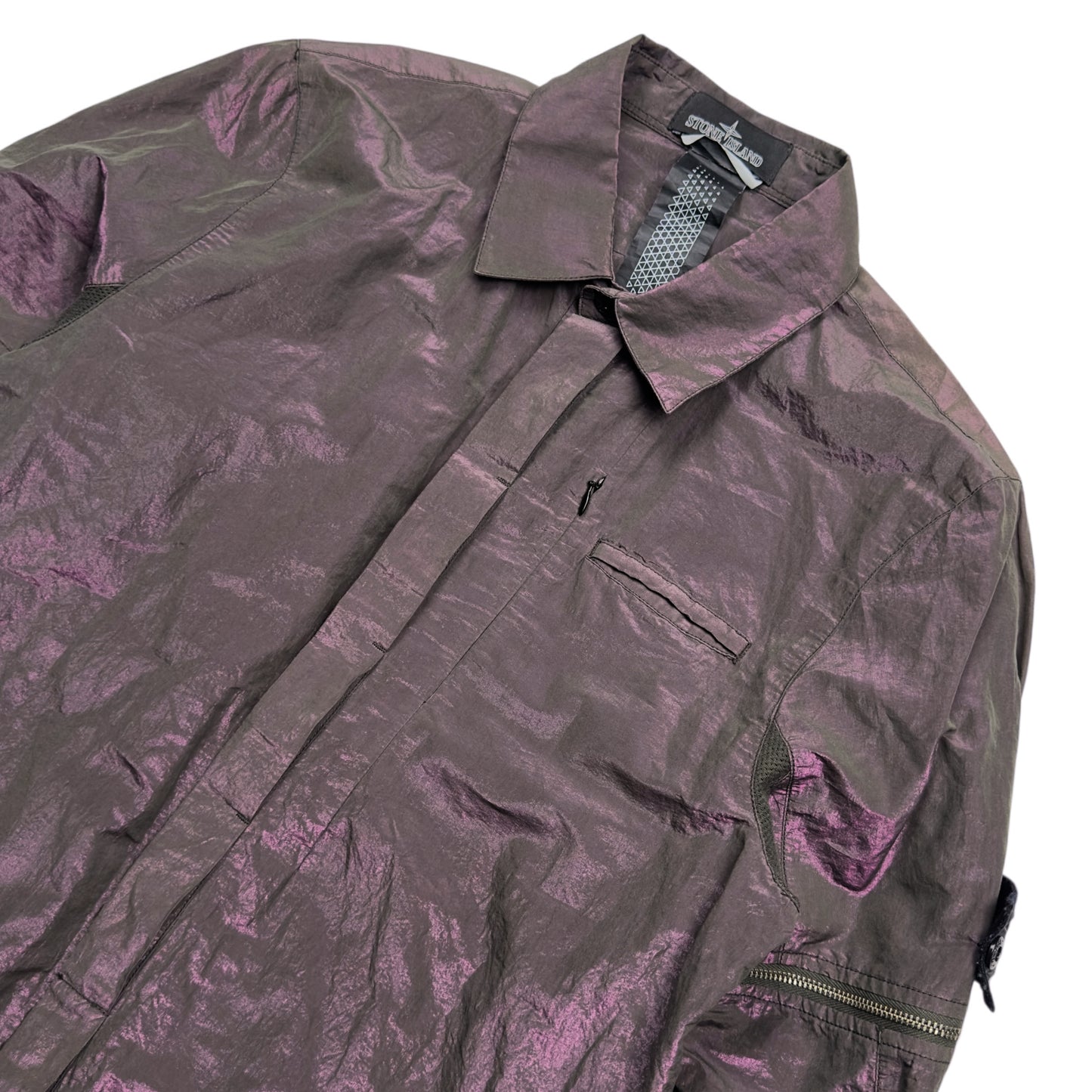 S/S 17 Stone Island Shadow Project Cotton Metal Weft Overshirt