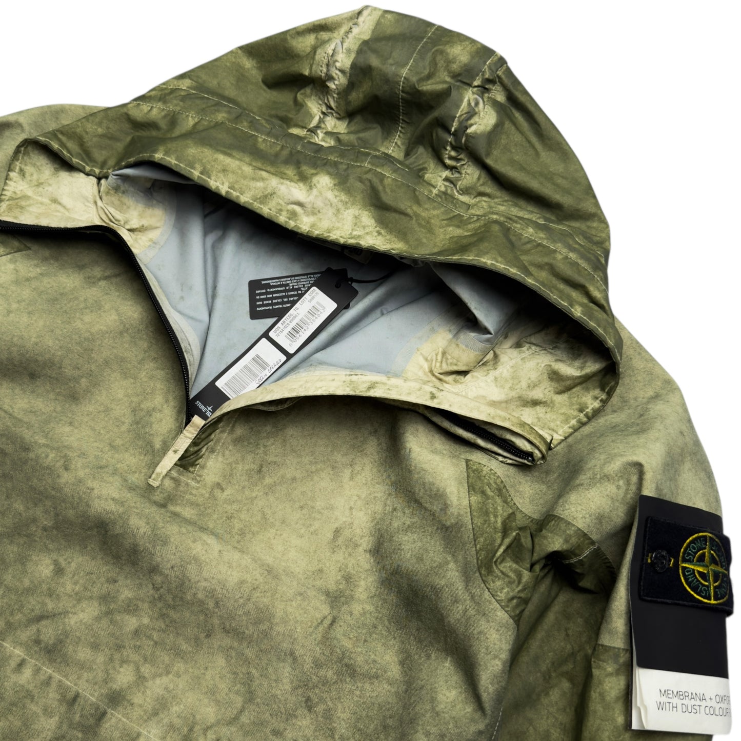 S/S 20 Stone Island Membrana + Oxford 3L Dust Colour Finish