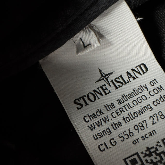 A/W 19 Stone Island Mil Spec Diagonal Wool Ghost Down Jacket