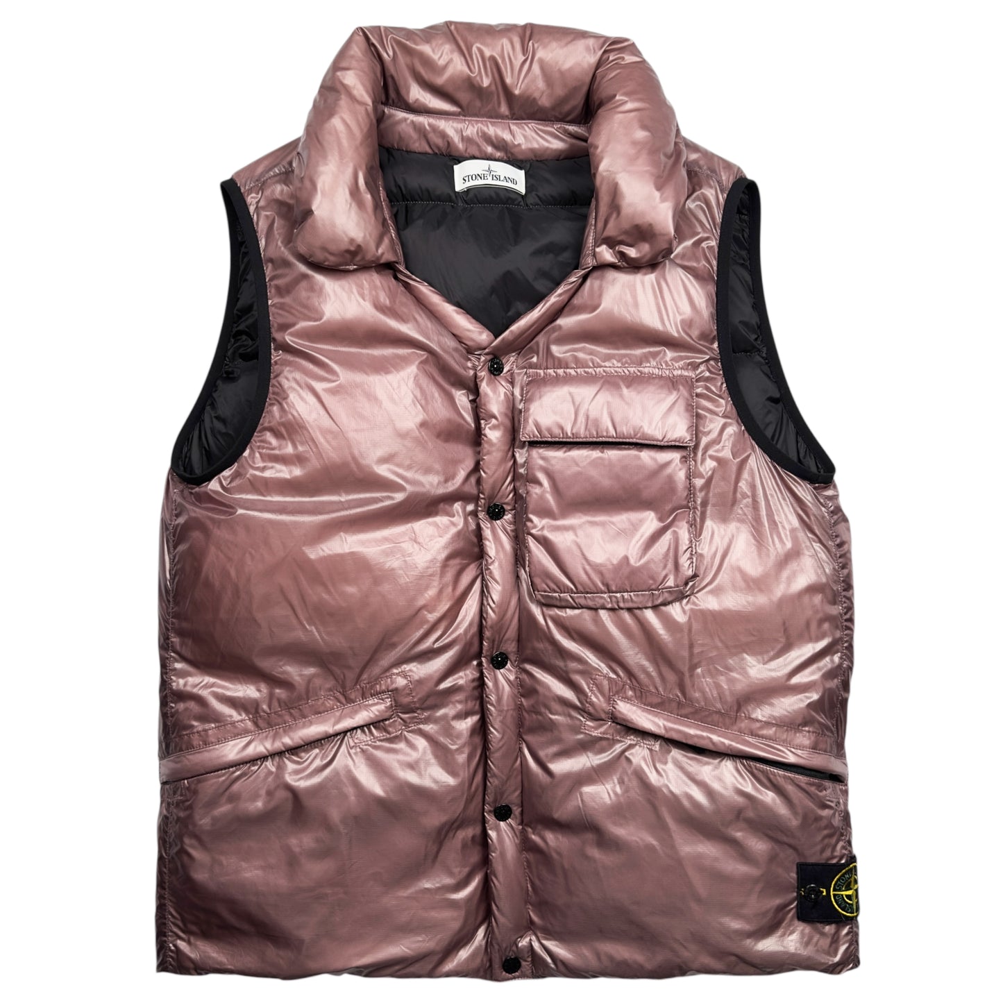 A/W 18 Stone Island Pertex Quantum Y Down Gilet - Dusty Pink