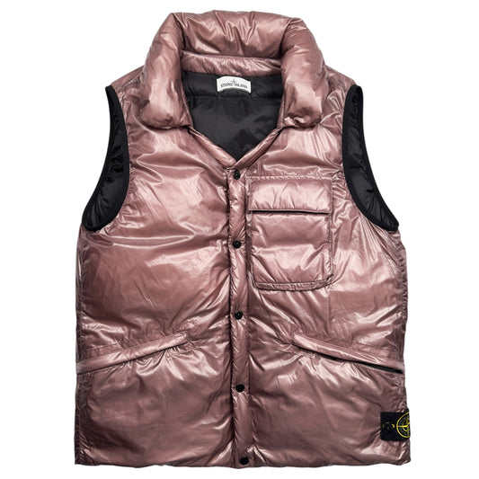 A/W 18 Stone Island Pertex Quantum Y Down Gilet - Dusty Pink