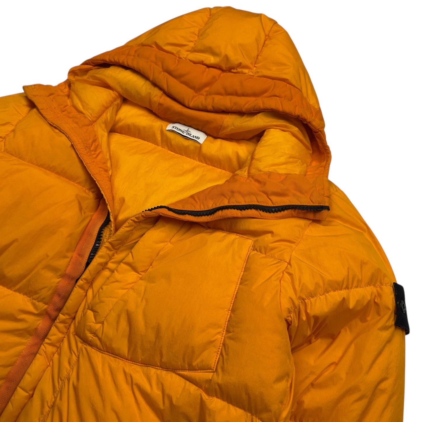 A/W 17 Stone Island Crinkle Reps NY Down Puffer Jacket - Orange