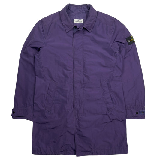 S/S 15 Stone Island Micro Reps Trench Coat - Purple