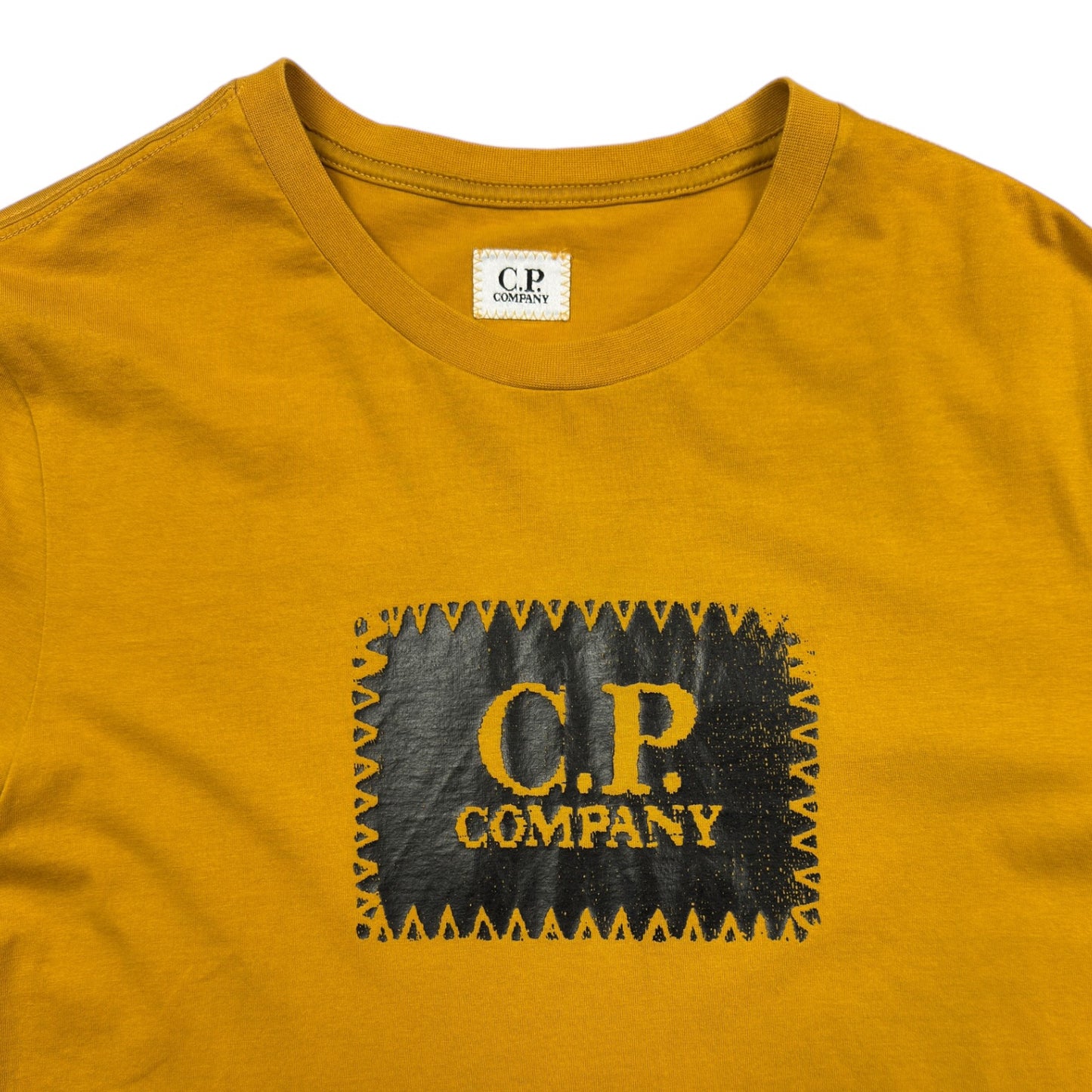 C.P. Company Big Stitch Logo T-Shirt - Orange